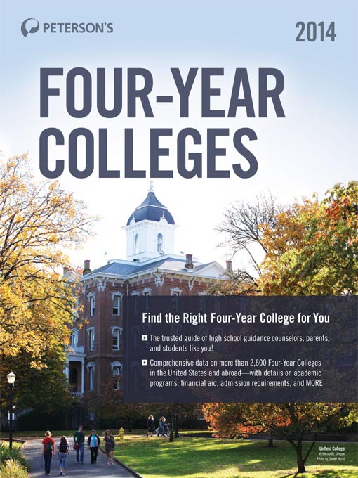 Title details for Four-Year Colleges 2014 by Peterson's - Available
